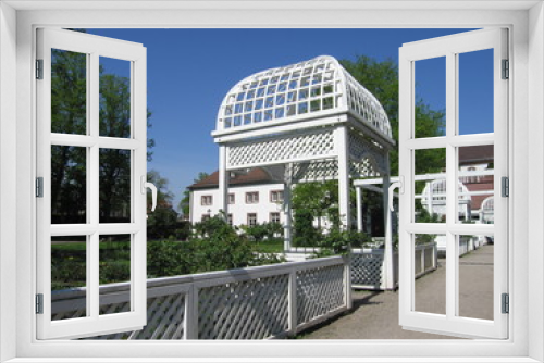 Fototapeta Naklejka Na Ścianę Okno 3D - Gartenpavillon Stadtgarten Ettlingen