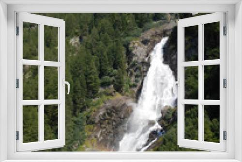 Fototapeta Naklejka Na Ścianę Okno 3D - Waterfall of Rutor, Aosta Valley - Italy