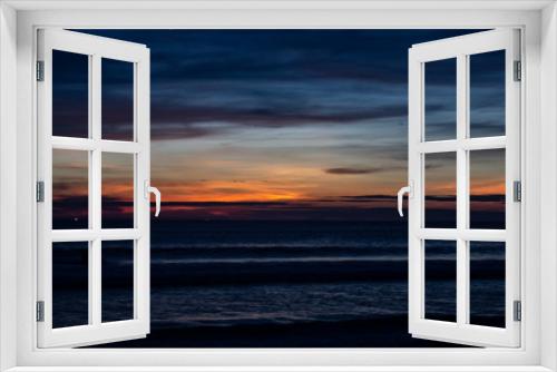 Fototapeta Naklejka Na Ścianę Okno 3D - Blue Shaded Sunset at Karon Beach Over the Ocean