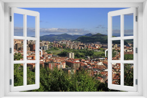the cityscape of Bilbao - capital city of Basque country