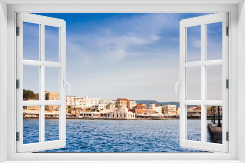 Fototapeta Naklejka Na Ścianę Okno 3D - Venetian harbour in Chania