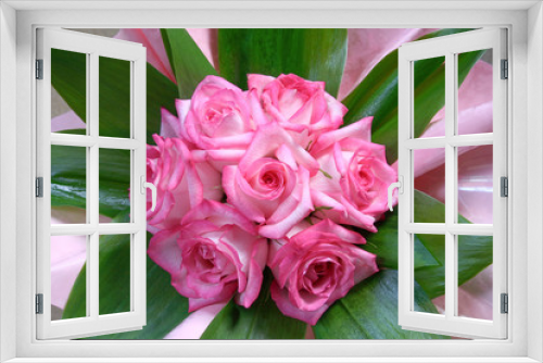 Fototapeta Naklejka Na Ścianę Okno 3D - Bouquet of roses