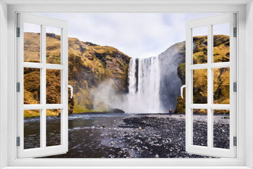 Fototapeta Naklejka Na Ścianę Okno 3D - Skogafoss  is a waterfall in Iceland 