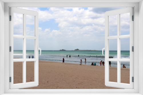 Fototapeta Naklejka Na Ścianę Okno 3D - The white sand beach of Nilaveli beach in Trincomalee