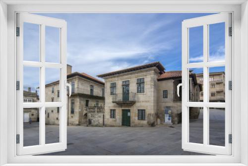 Fototapeta Naklejka Na Ścianę Okno 3D - Edificio Castro Monteagudo, museo de  Pontevedra