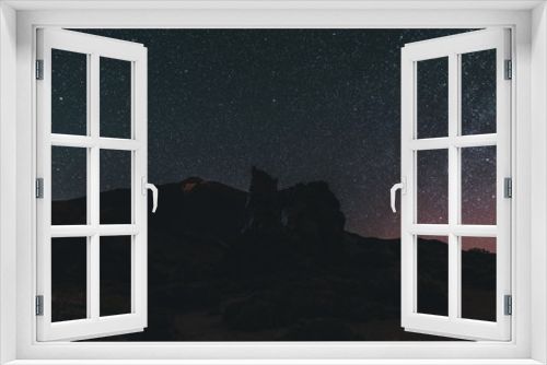 Fototapeta Naklejka Na Ścianę Okno 3D - Milkyway and astrophotography at night, Tenerife Spain