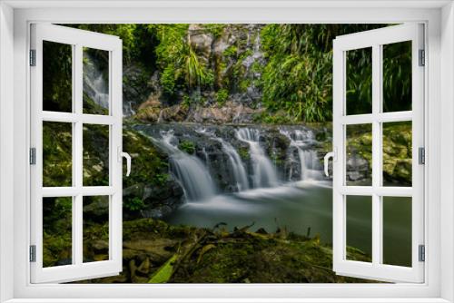 Fototapeta Naklejka Na Ścianę Okno 3D - Beautiful waterfall in jungle