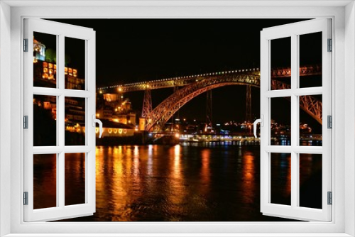 Fototapeta Naklejka Na Ścianę Okno 3D - Ponte Luís I
