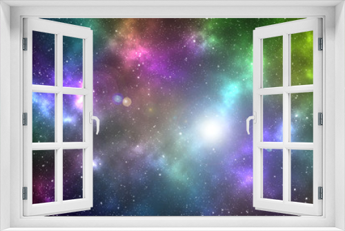 Fototapeta Naklejka Na Ścianę Okno 3D - Abstract space background. Universe background. Stars on the space