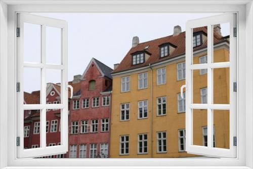 Fototapeta Naklejka Na Ścianę Okno 3D - Colorful houses in Copenhagen