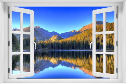 Fototapeta Naklejka Na Ścianę Okno 3D - Bear Lake Reflection Rocky Mountain National Pzrk