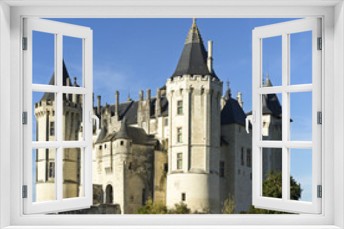 Fototapeta Naklejka Na Ścianę Okno 3D - Saumur castle. Saumur, Maine et Loire, France