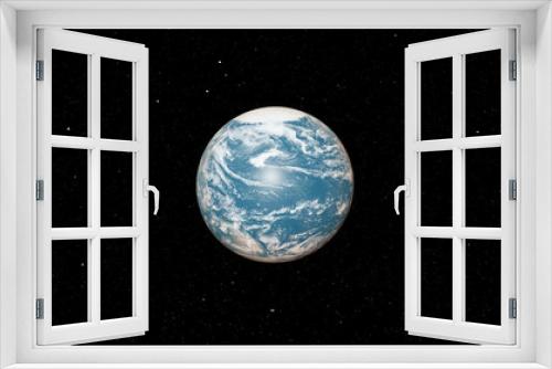 Fototapeta Naklejka Na Ścianę Okno 3D - 3d rendered illustration of the earth from space
