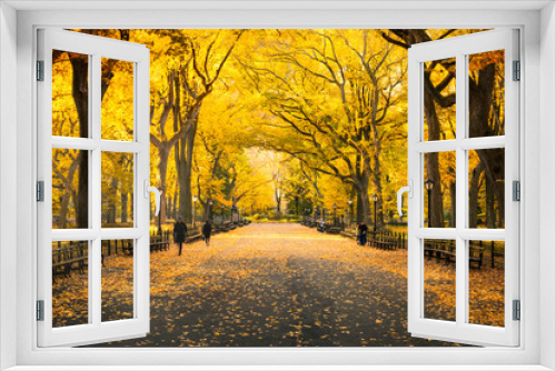 Fototapeta Naklejka Na Ścianę Okno 3D - Herbst im Central Park in New York City, USA