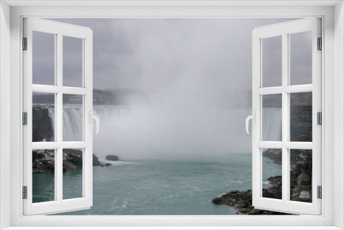 Fototapeta Naklejka Na Ścianę Okno 3D - Horseshoe Falls at Niagara