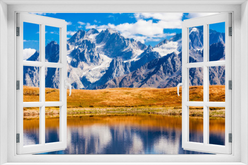Fototapeta Naklejka Na Ścianę Okno 3D - Koruldi Lake, Svaneti