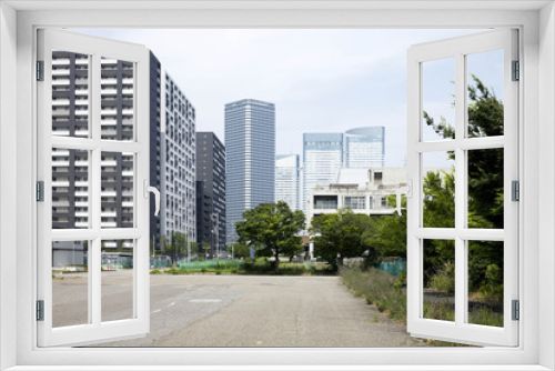 Fototapeta Naklejka Na Ścianę Okno 3D - 東京　豊洲　景観