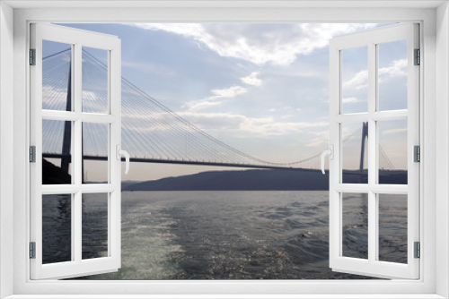 Fototapeta Naklejka Na Ścianę Okno 3D - New bridge in Istanbul, Turkey