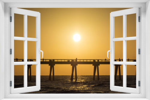 Fototapeta Naklejka Na Ścianę Okno 3D - Fishing pier on Gulf Coast