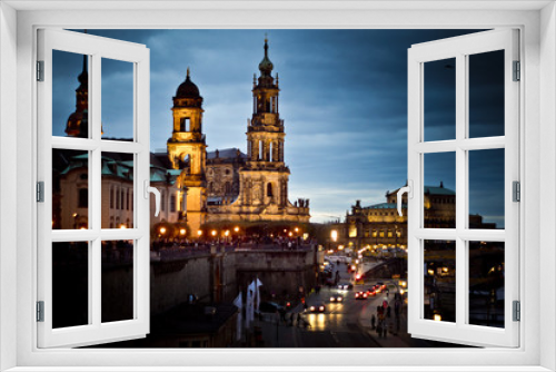 Fototapeta Naklejka Na Ścianę Okno 3D - Dresden