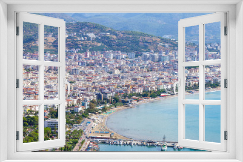 Fototapeta Naklejka Na Ścianę Okno 3D - Panorama view from the coast of Antalya / Turkey