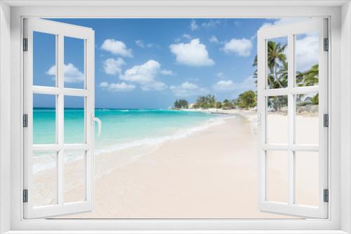 Fototapeta Naklejka Na Ścianę Okno 3D - View on Coral Mist Beach on Barbados