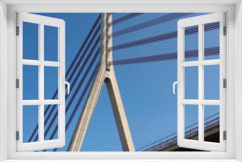 Fototapeta Naklejka Na Ścianę Okno 3D - Rheinbridge by Wesel