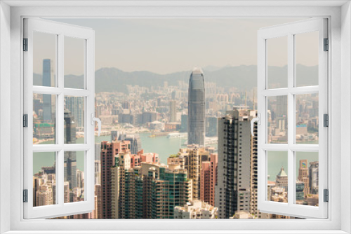 Fototapeta Naklejka Na Ścianę Okno 3D - Hong Kong, a general view of the island