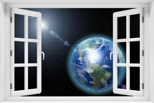 Fototapeta Naklejka Na Ścianę Okno 3D - Our home planet