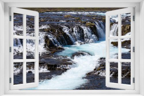 Fototapeta Naklejka Na Ścianę Okno 3D - Bruarfoss waterfall on Iceland