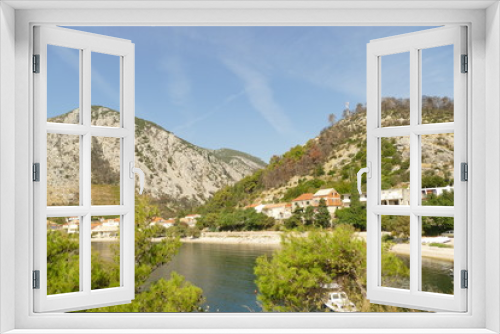 Fototapeta Naklejka Na Ścianę Okno 3D - Berge in Kroatien
