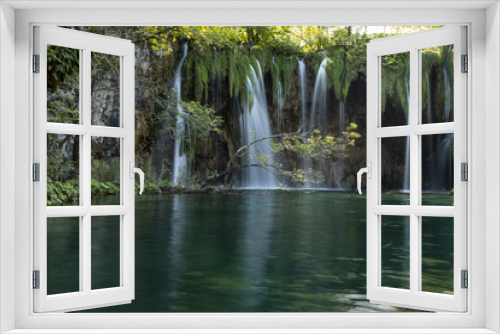 Fototapeta Naklejka Na Ścianę Okno 3D - Plitvice lakes and Waterfalls