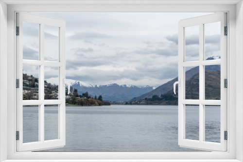 Fototapeta Naklejka Na Ścianę Okno 3D - View of Queenstown, New Zealand