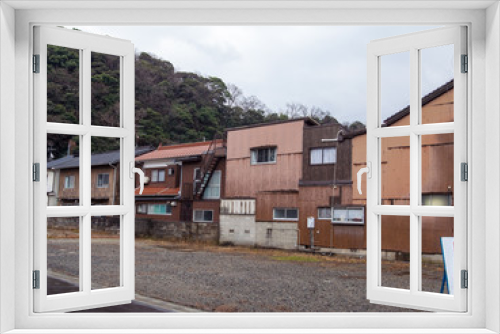 Fototapeta Naklejka Na Ścianę Okno 3D - 浜田の風景