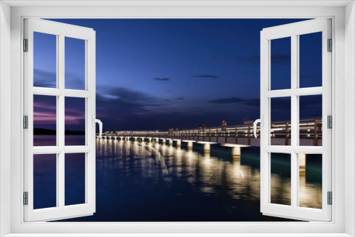 Fototapeta Naklejka Na Ścianę Okno 3D - Seebrücke