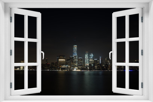 Fototapeta Naklejka Na Ścianę Okno 3D - new-york vue de New-Jersey City