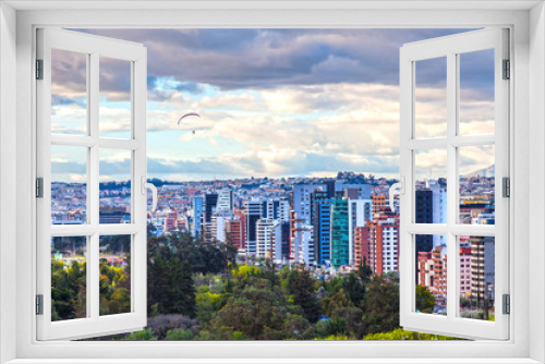 Fototapeta Naklejka Na Ścianę Okno 3D - Panoramic view of Quito
