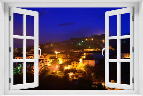 Fototapeta Naklejka Na Ścianę Okno 3D - イタリアの夜景