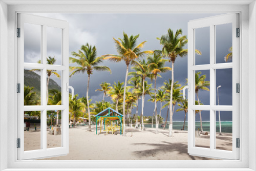 Fototapeta Naklejka Na Ścianę Okno 3D - carribean beach in La Desirade, Guadeloupe