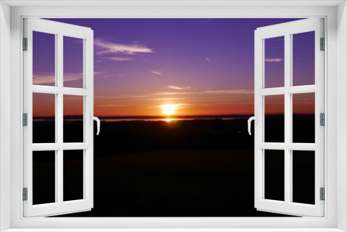 Fototapeta Naklejka Na Ścianę Okno 3D - Sonnenuntergang Chiemsee