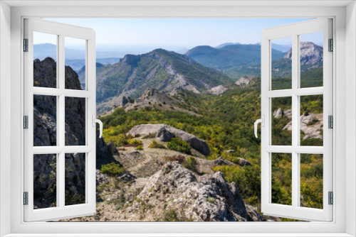Fototapeta Naklejka Na Ścianę Okno 3D - Mountain landscape