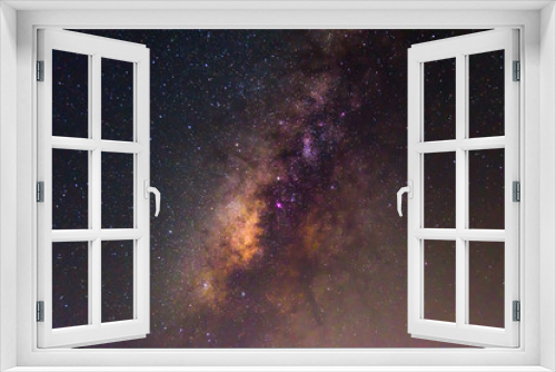Fototapeta Naklejka Na Ścianę Okno 3D - Milky way on the dark sky / Nice star on sky