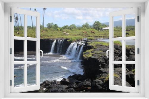Fototapeta Naklejka Na Ścianę Okno 3D - Mu Pagoa Waterfall , Savaii, Samoa