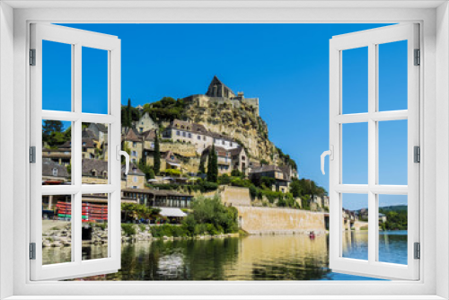 Fototapeta Naklejka Na Ścianę Okno 3D - Beynac en Dordogne