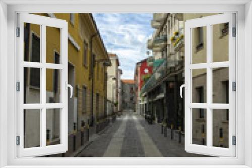 Fototapeta Naklejka Na Ścianę Okno 3D - Very beautiful Italian street. Beautiful Italian street. Italy 