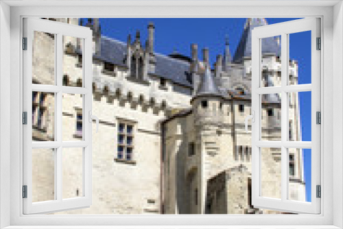 Fototapeta Naklejka Na Ścianę Okno 3D - Saumur. Le château. Maine et Loire. Pays de Loire 