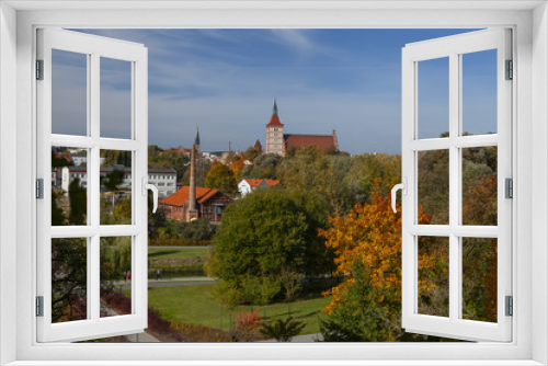 Fototapeta Naklejka Na Ścianę Okno 3D - Katedra, Zamek i Kościół Garnizonowy - Olsztyn