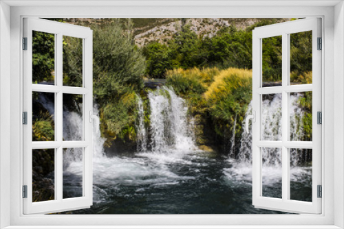 Fototapeta Naklejka Na Ścianę Okno 3D - Kroatien Wasserfall 4