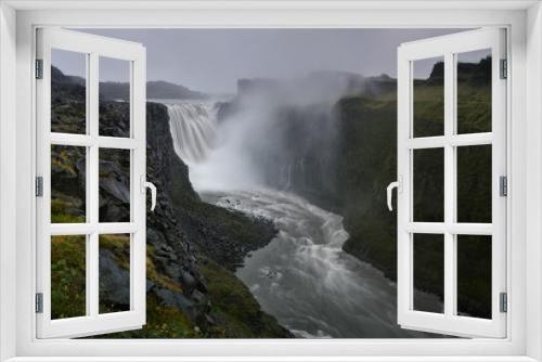 Fototapeta Naklejka Na Ścianę Okno 3D - Beautiful Dettifoss waterfall in Iceland in summer