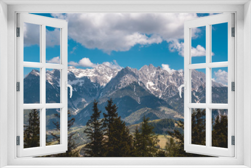 Fototapeta Naklejka Na Ścianę Okno 3D - Beautiful alpine view near the Piller lake - Tyrol - Austria